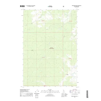 2020 Map of Spread Creek Point, 2020 Print