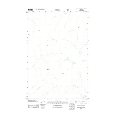 2011 Map of Spread Mountain, 2011 Print
