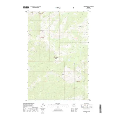 2020 Map of Spread Mountain, 2020 Print