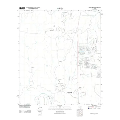 2013 Map of Spring Branch, 2013 Print