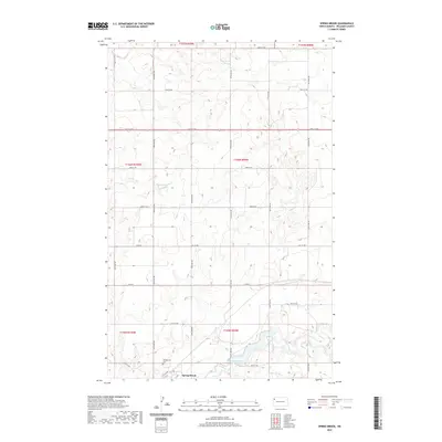 2020 Map of Spring Brook, 2020 Print