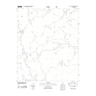 2011 Map of Spring Canyon, 2011 Print