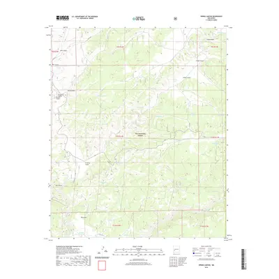 2020 Map of Spring Canyon, 2020 Print