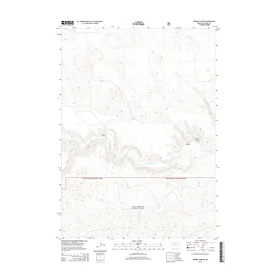 2014 Map of Spring Canyon, 2014 Print