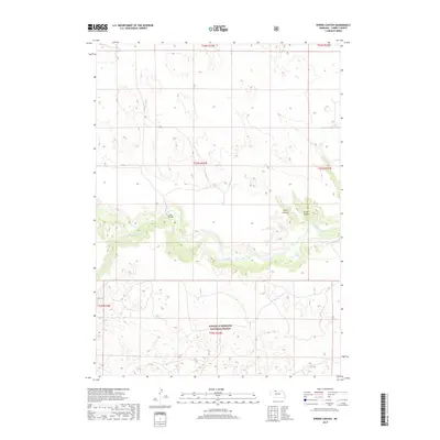 2017 Map of Spring Canyon, 2017 Print