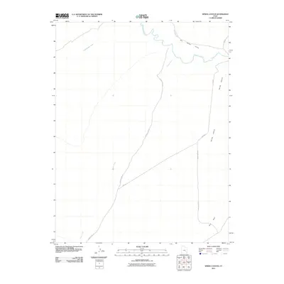 2011 Map of Spring Canyon, 2011 Print
