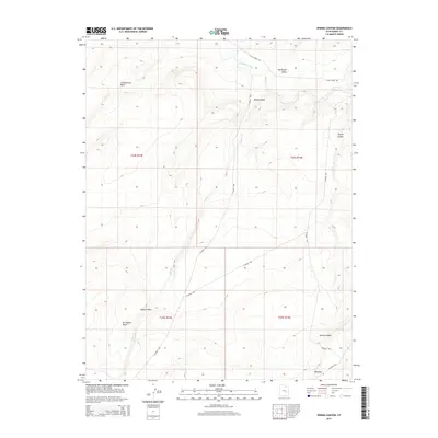 2014 Map of Spring Canyon, 2014 Print