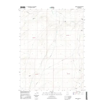 2017 Map of Spring Canyon, 2017 Print