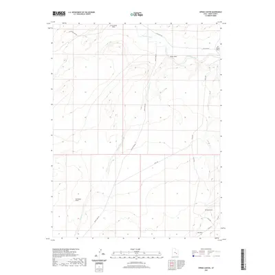 2020 Map of Spring Canyon, 2020 Print