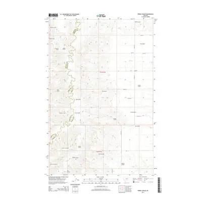 2014 Map of Spring Coulee, 2014 Print