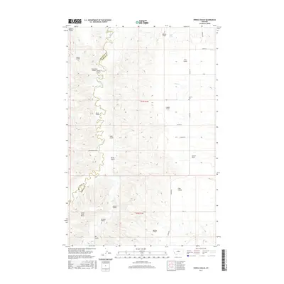 2017 Map of Spring Coulee, 2017 Print
