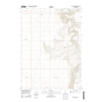 2013 Map of Spring Creek Basin, 2013 Print