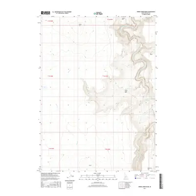 2017 Map of Spring Creek Basin, 2017 Print