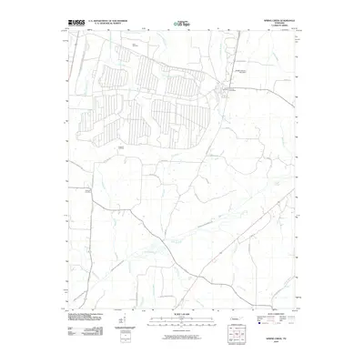 2010 Map of Spring Creek, 2010 Print