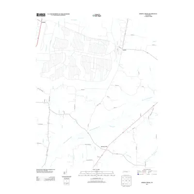 2013 Map of Spring Creek, 2013 Print