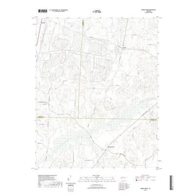 2019 Map of Spring Creek, 2019 Print