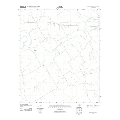 2010 Map of Spring Creek Gap, 2010 Print