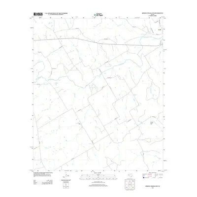 2012 Map of Spring Creek Gap, 2012 Print