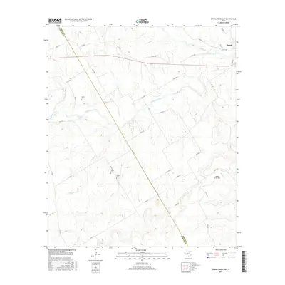 2016 Map of Spring Creek Gap, 2016 Print