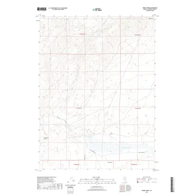 2018 Map of Spring Creek, 2018 Print