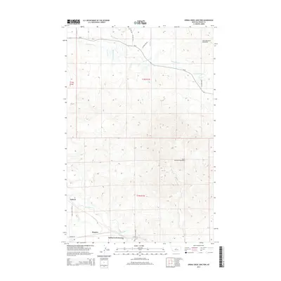 2014 Map of Spring Creek Junction, 2014 Print