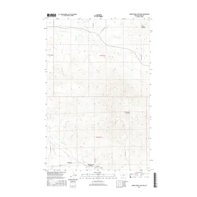 2017 Map of Spring Creek Junction, 2017 Print