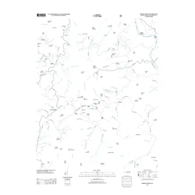 2013 Map of Spring Creek, 2013 Print