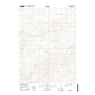 2015 Map of Spring Creek, 2015 Print