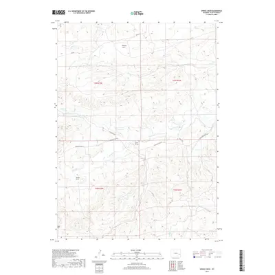 2017 Map of Spring Creek, 2017 Print