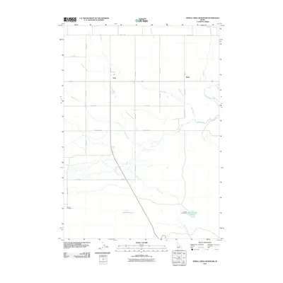 2010 Map of Spring Creek Reservoir, 2010 Print