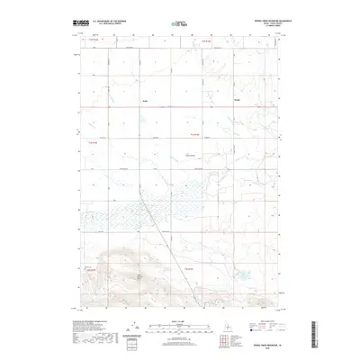 2020 Map of Spring Creek Reservoir, 2020 Print