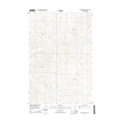 2014 Map of Spring Creek School, 2014 Print
