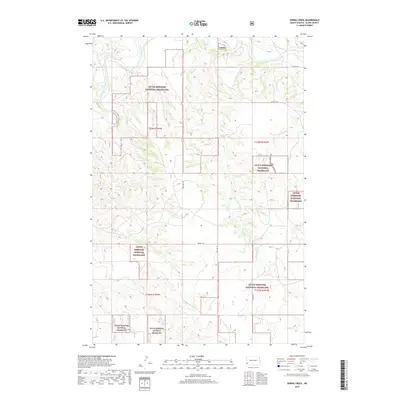 2018 Map of Spring Creek, 2018 Print
