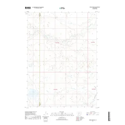 2017 Map of Spring Creek SW, 2017 Print
