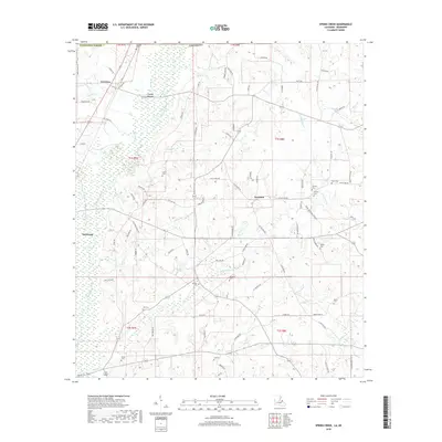 2018 Map of Spring Creek, 2018 Print