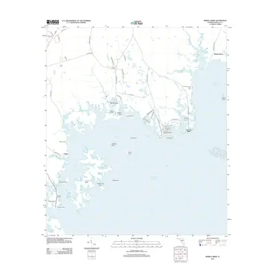 2012 Map of Spring Creek, 2012 Print