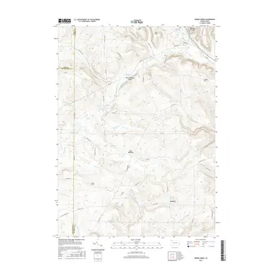 2016 Map of Spring Creek, 2016 Print