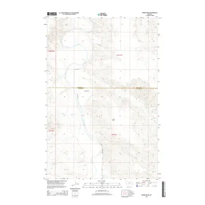 2014 Map of Spring Draw, 2014 Print