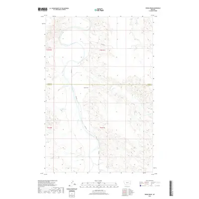 2020 Map of Spring Draw, 2020 Print