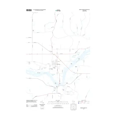 2013 Map of Spring Green, 2013 Print