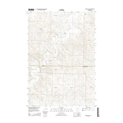 2014 Map of Spring Gulch, 2014 Print