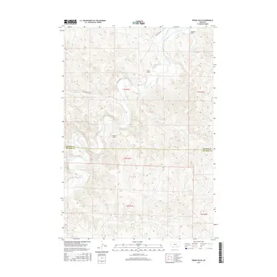 2017 Map of Spring Gulch, 2017 Print