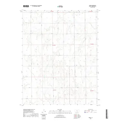 2018 Map of Spring, 2018 Print