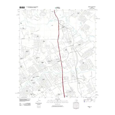 2010 Map of Spring, 2010 Print