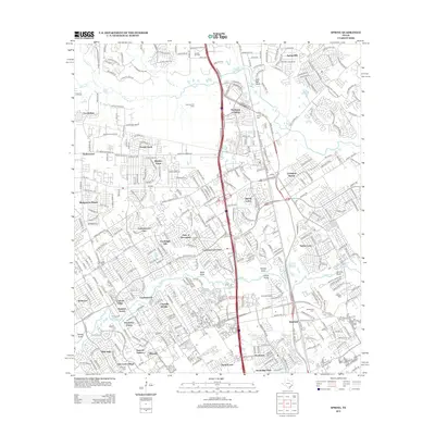 2013 Map of Spring, 2013 Print