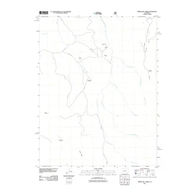 2011 Map of Spring Hill Creek, 2011 Print
