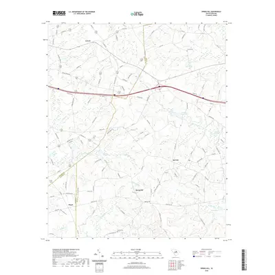 2020 Map of Spring Hill, 2020 Print