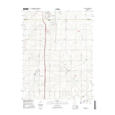 2015 Map of Spring Hill, 2015 Print
