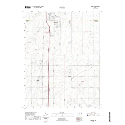 2018 Map of Spring Hill, 2018 Print