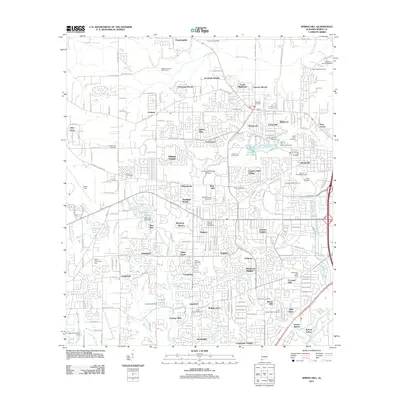 2011 Map of Spring Hill, 2011 Print